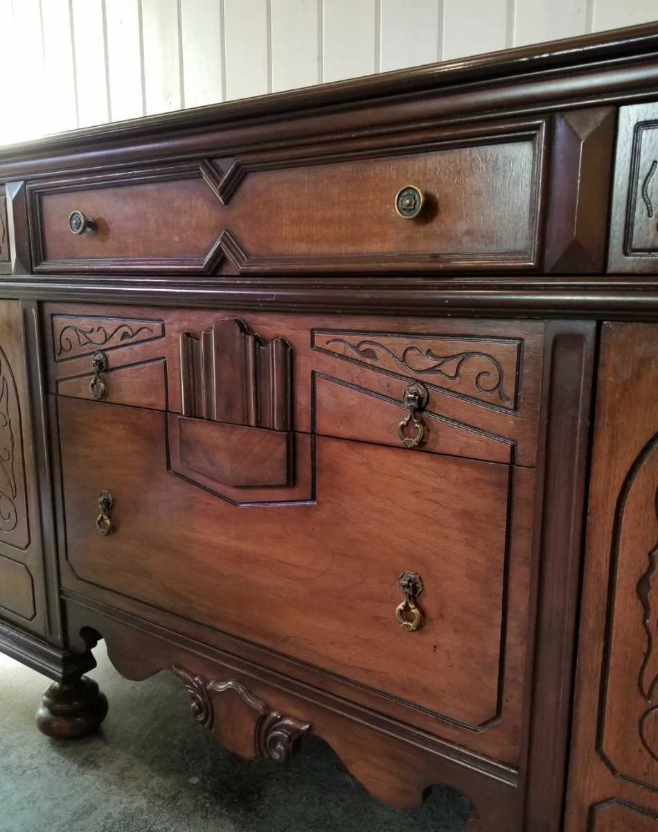Antique Buffet Cabinet