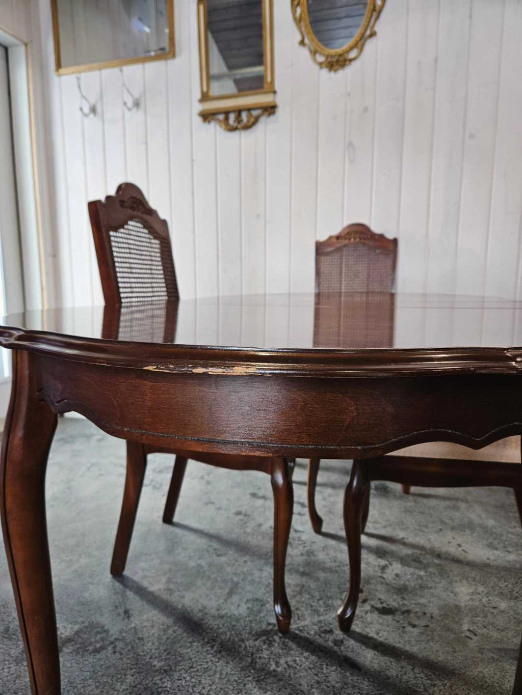French Provincial Style Table with 4 Chairs