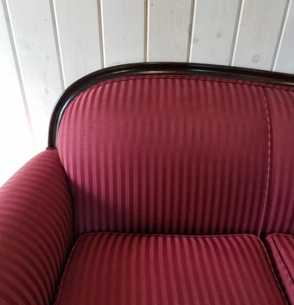 Deep Rose Victorian Style Sofa