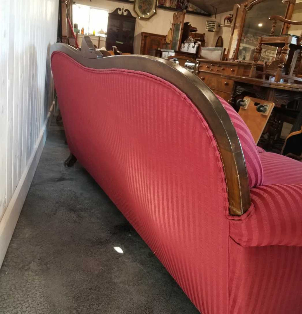 Deep Rose Victorian Style Sofa
