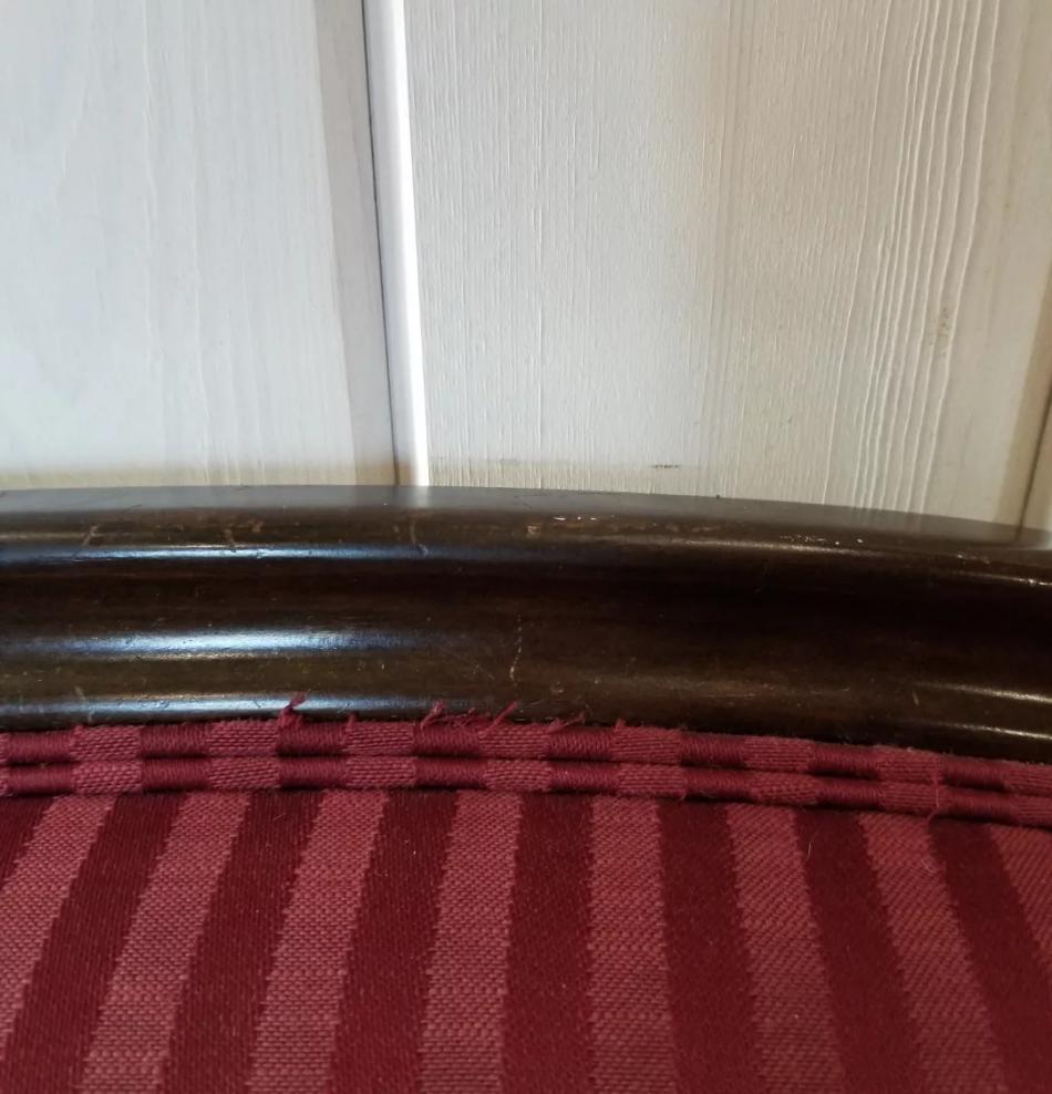 Deep Rose Victorian Style Sofa