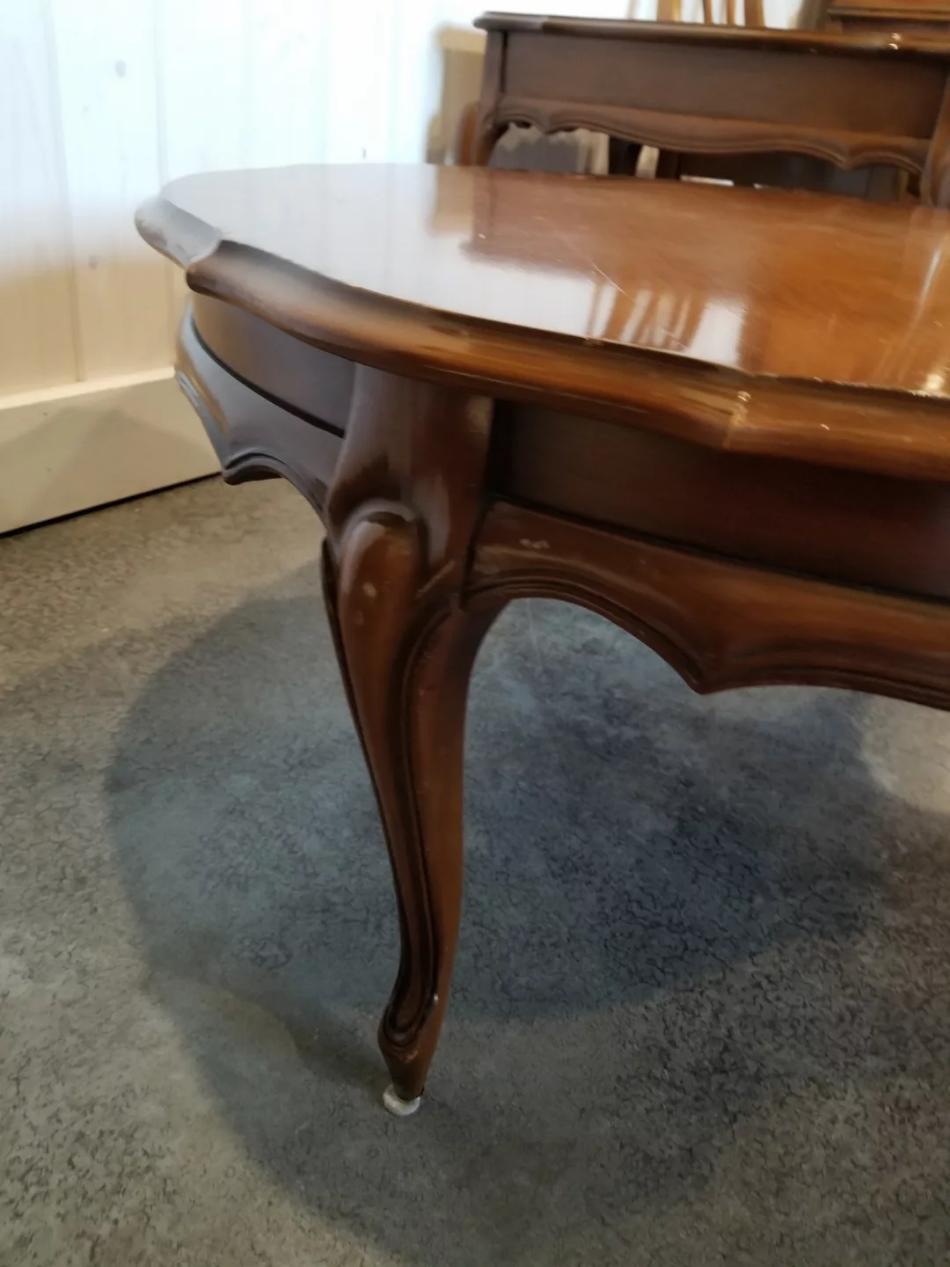 French Provincial Style Round Coffee Table