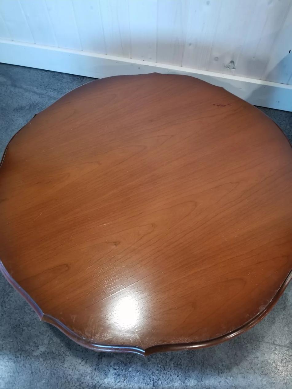 French Provincial Style Round Coffee Table
