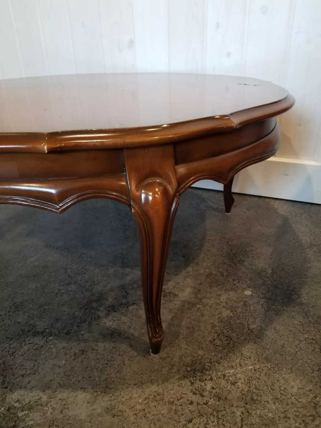 French Provincial Style Round Coffee Table