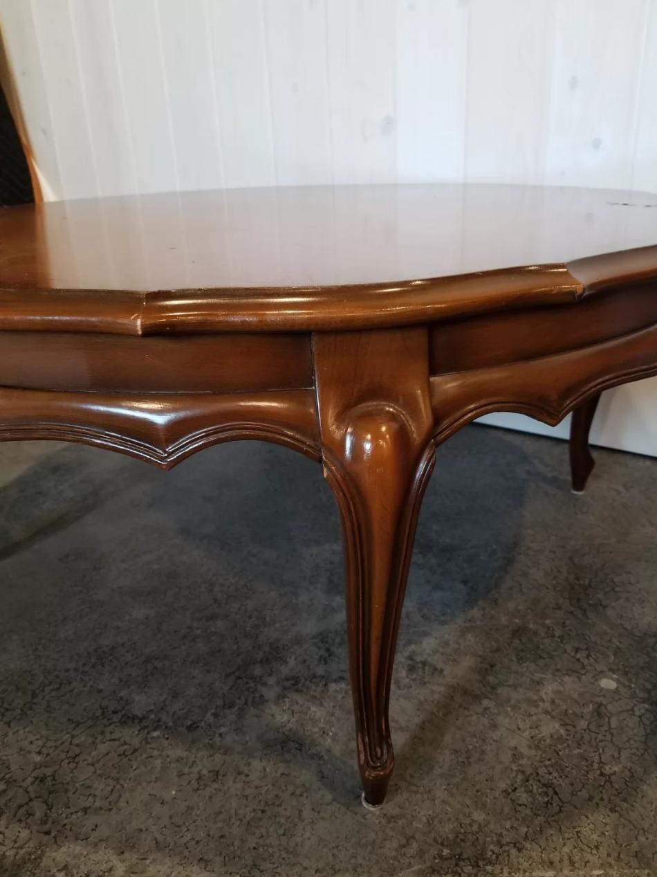 French Provincial Style Round Coffee Table