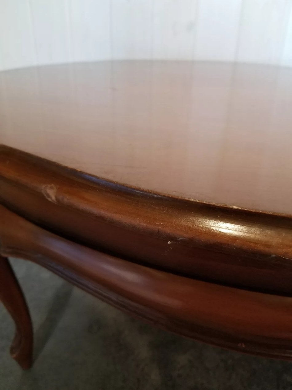 French Provincial Style Round Coffee Table