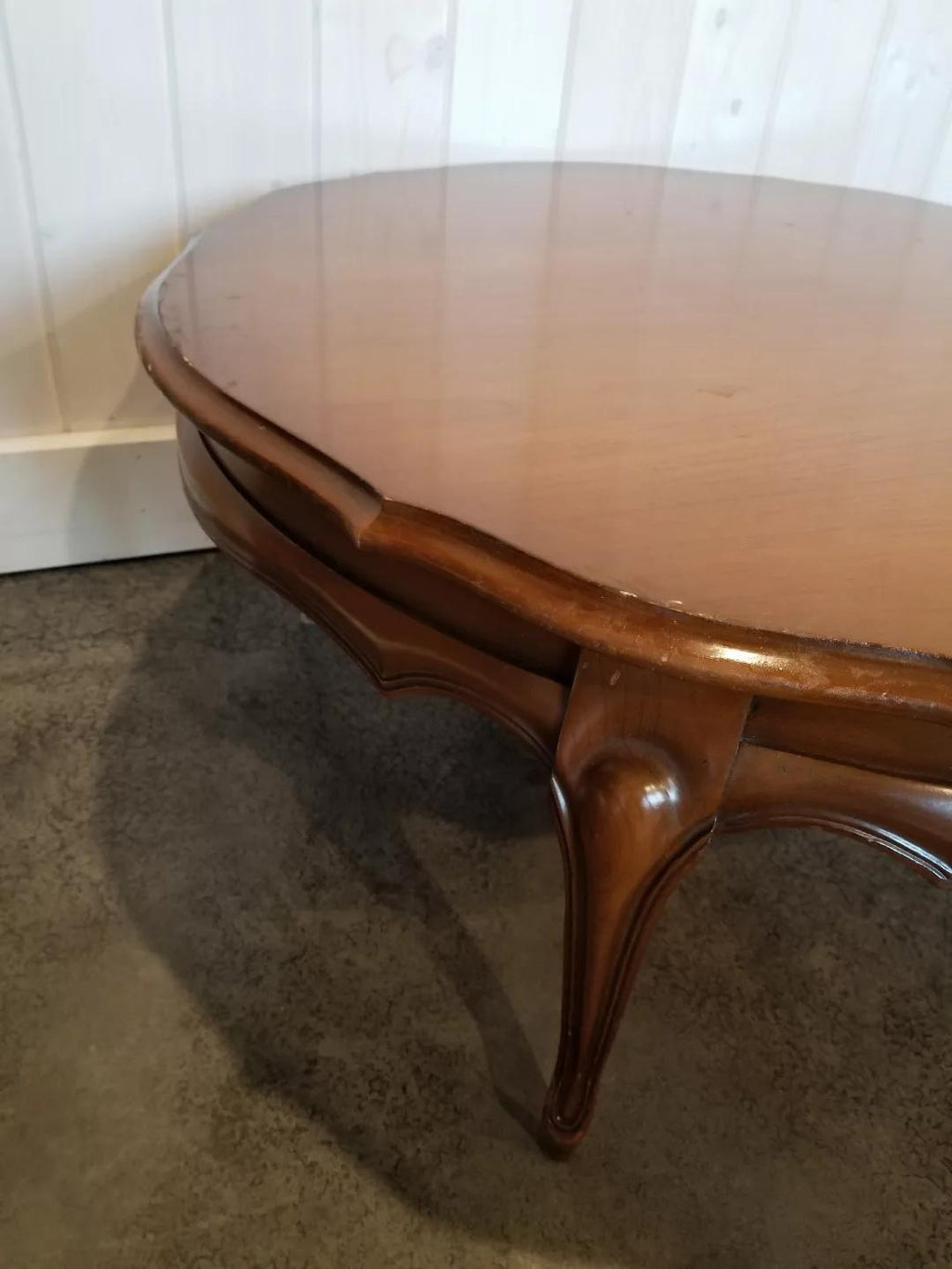 French Provincial Style Round Coffee Table