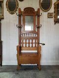 Vintage Oak Hall Stand