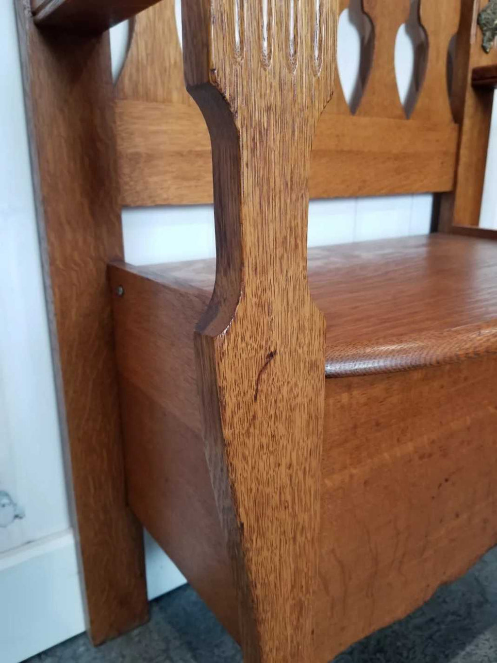 Vintage Oak Hall Stand