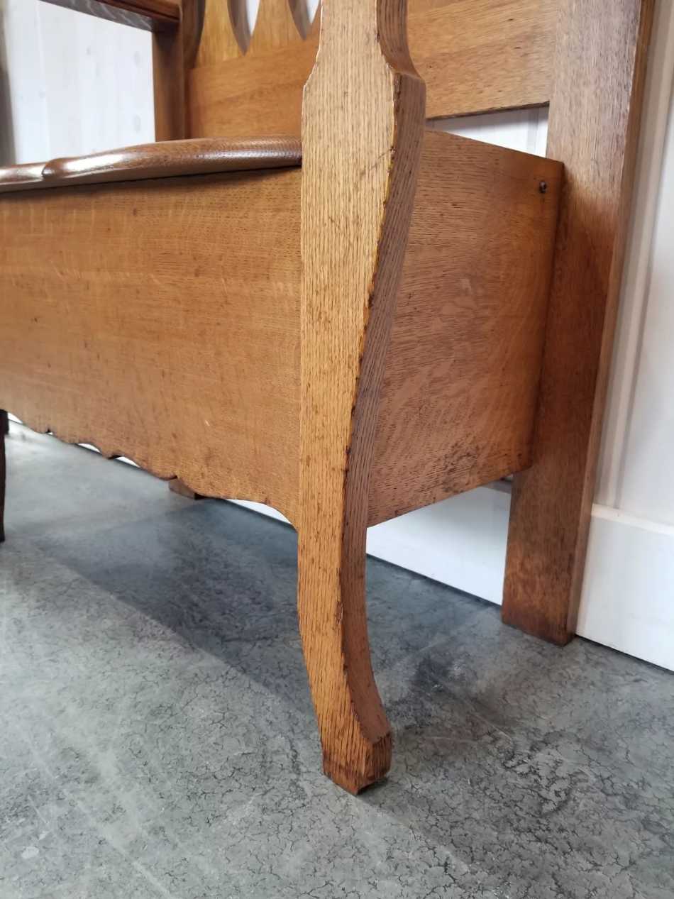 Vintage Oak Hall Stand