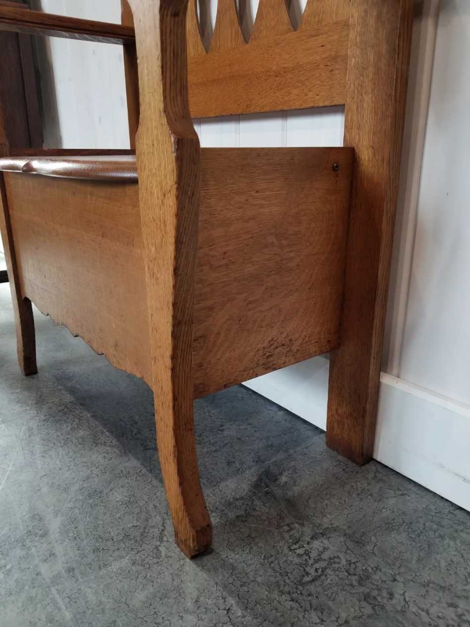 Vintage Oak Hall Stand
