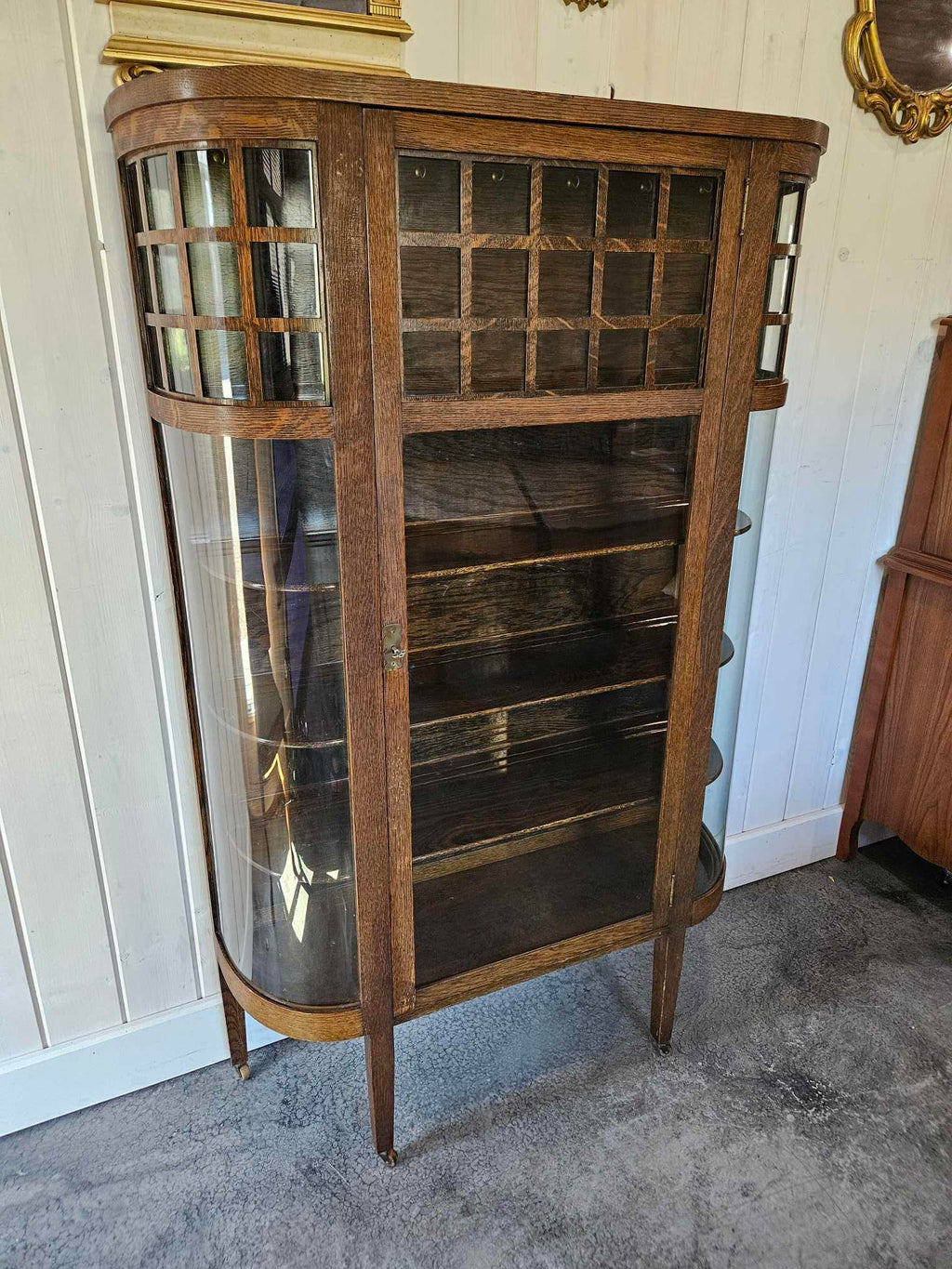 Curved China Cabinet