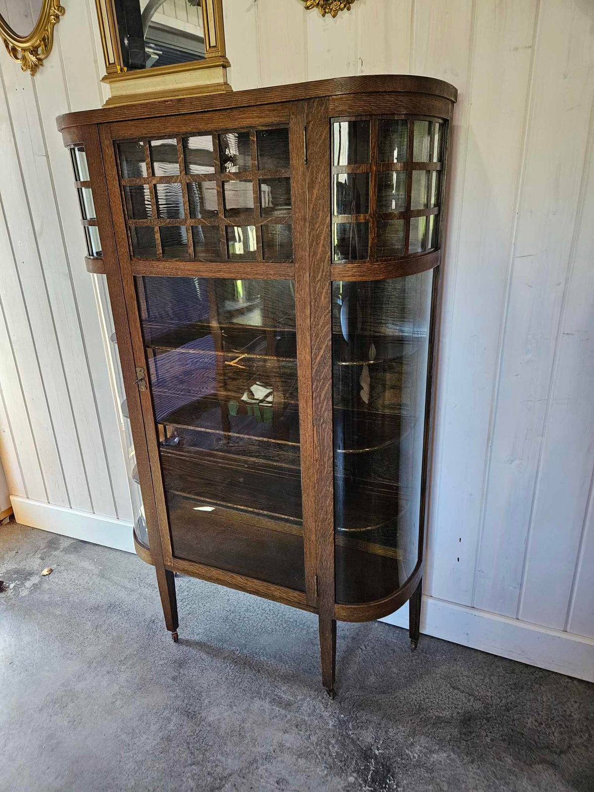 Curved China Cabinet
