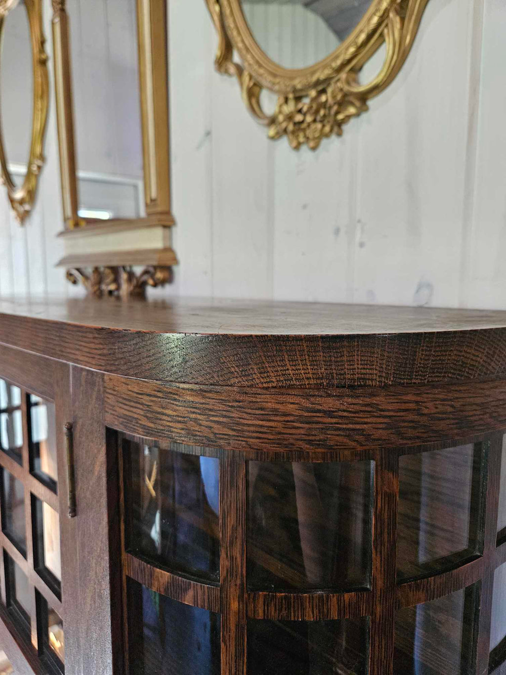Curved China Cabinet