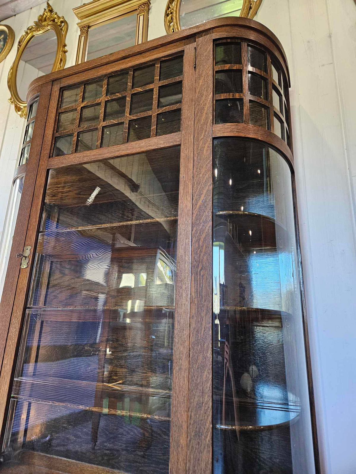 Curved China Cabinet