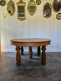 Round Oak Dining Table