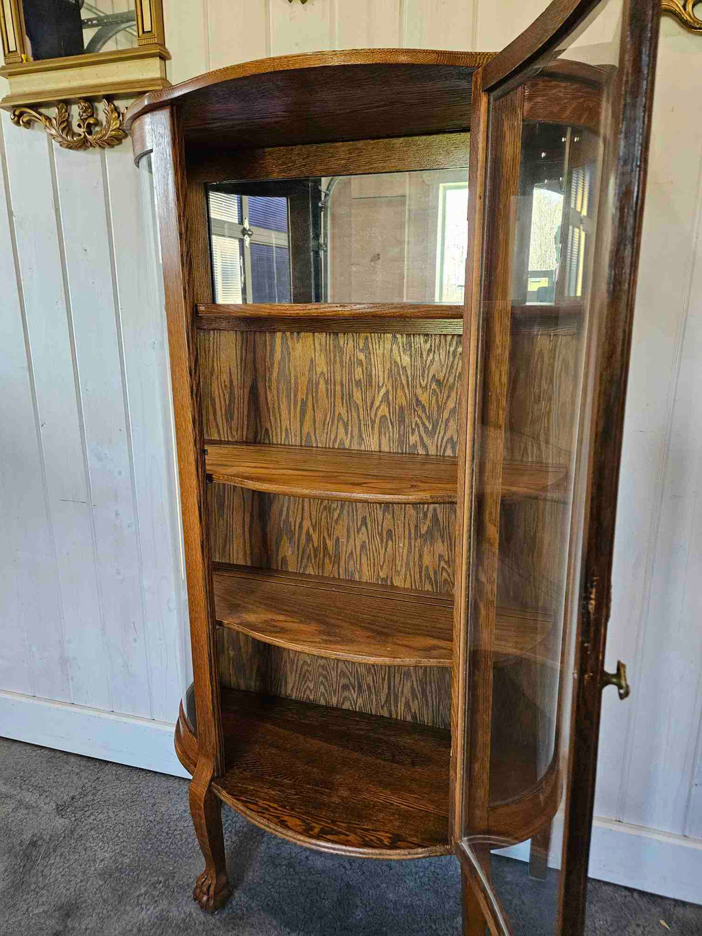 Curved Half Moon China Cabinet