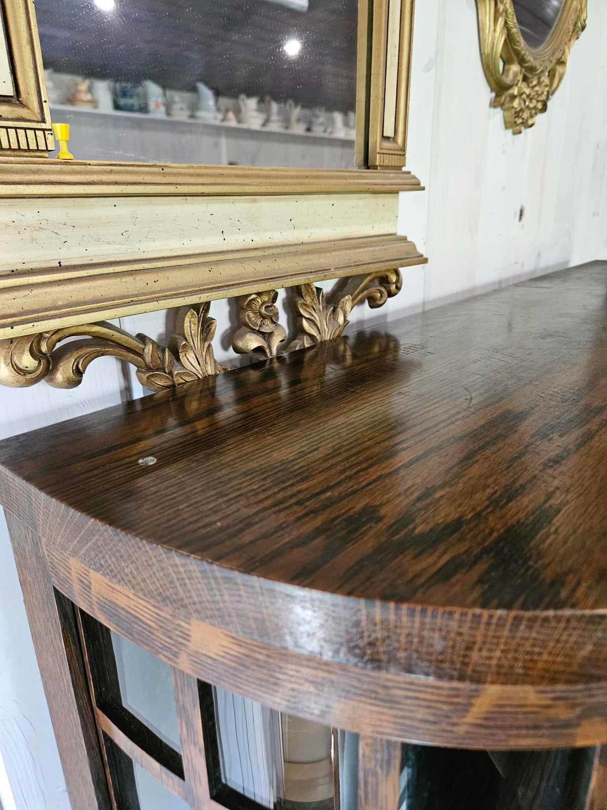 Curved China Cabinet