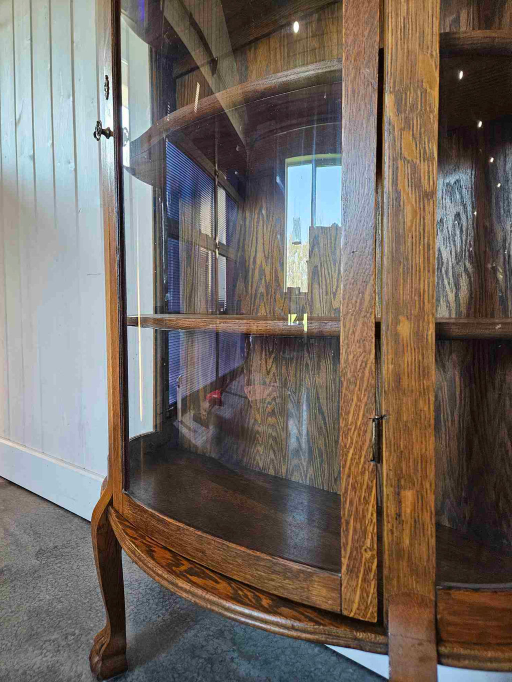 Curved Half Moon China Cabinet