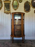 Curved Half Moon China Cabinet
