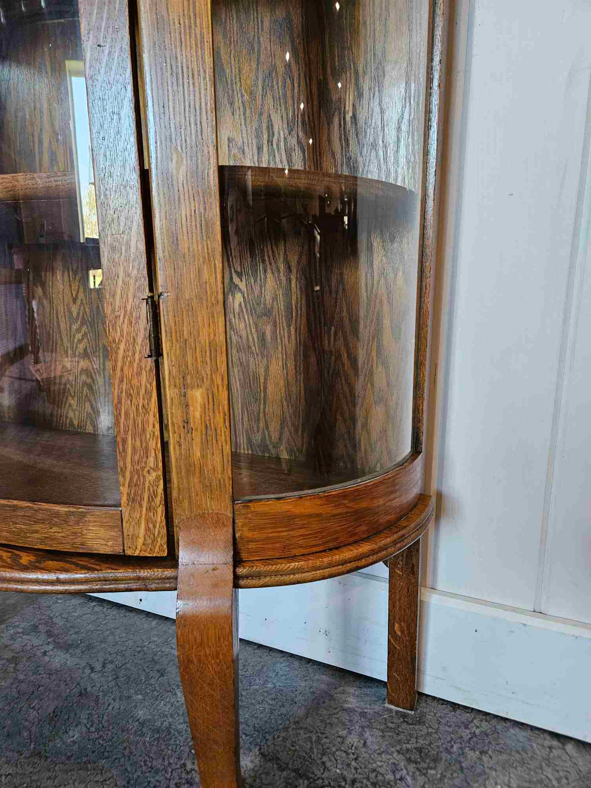 Curved Half Moon China Cabinet