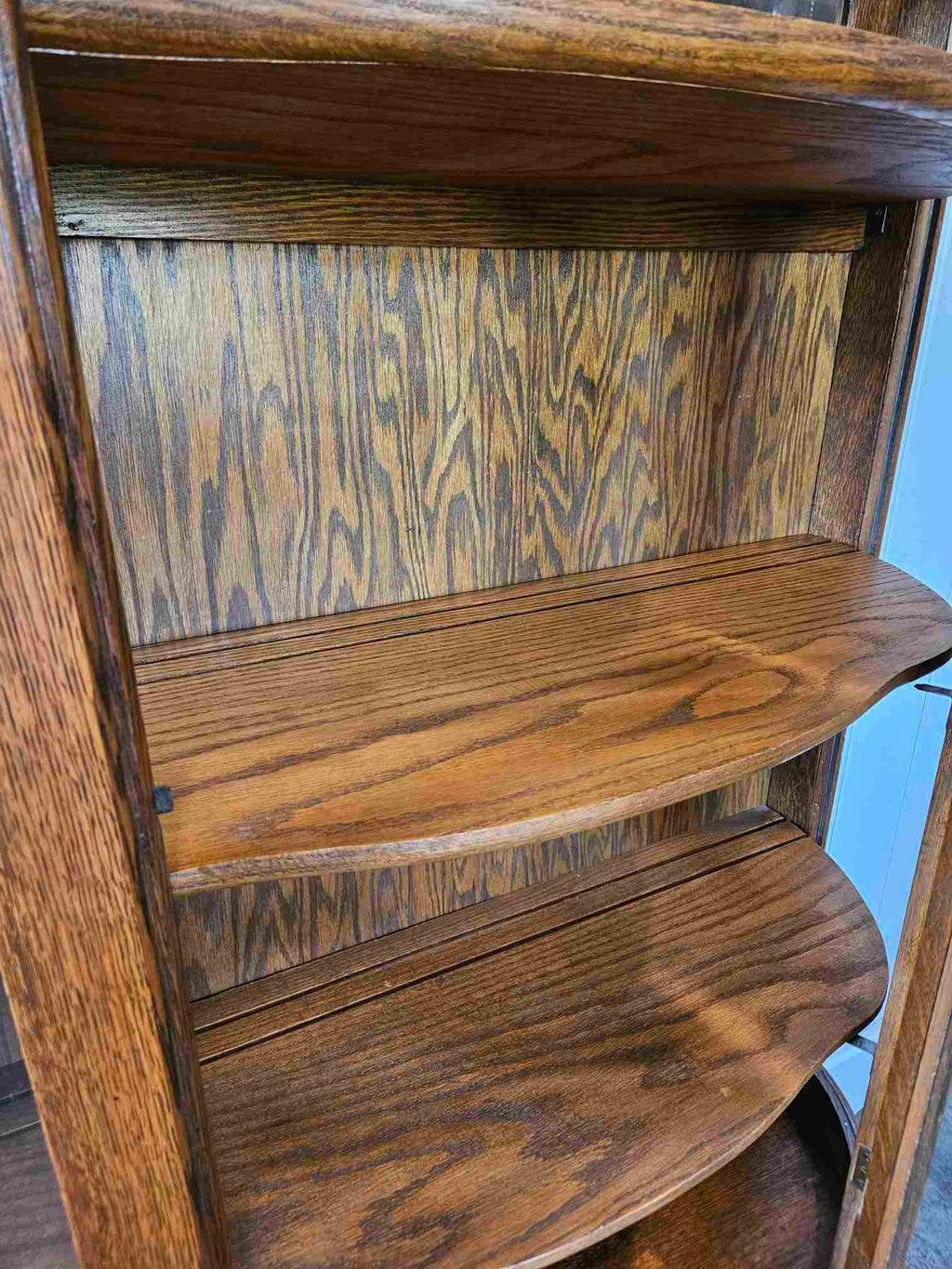 Curved Half Moon China Cabinet