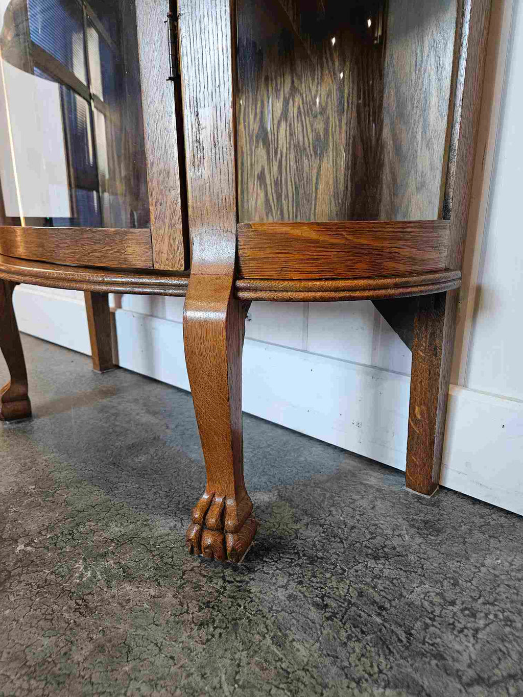 Curved Half Moon China Cabinet
