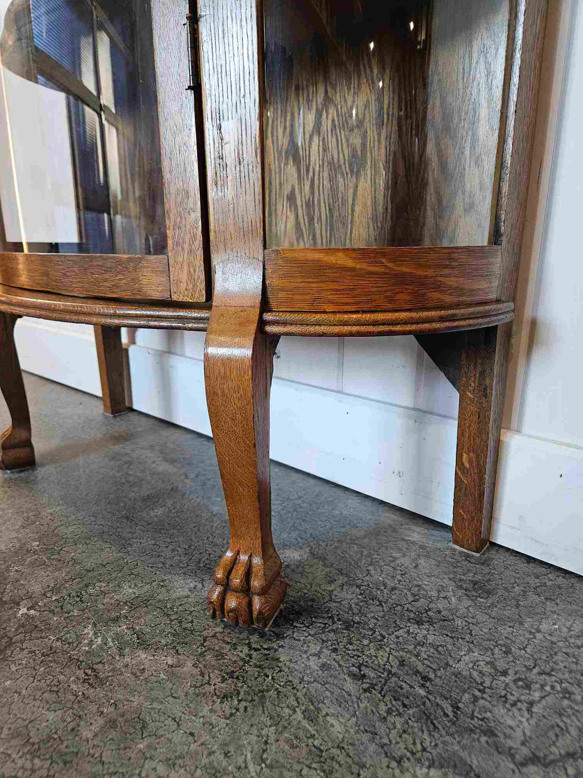 Curved Half Moon China Cabinet