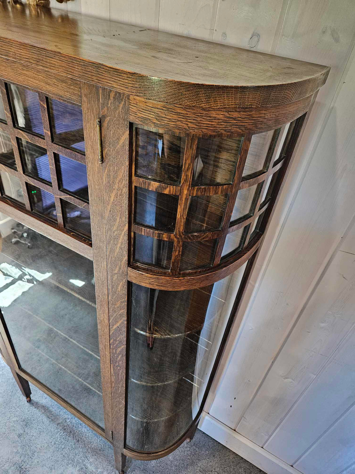 Curved China Cabinet