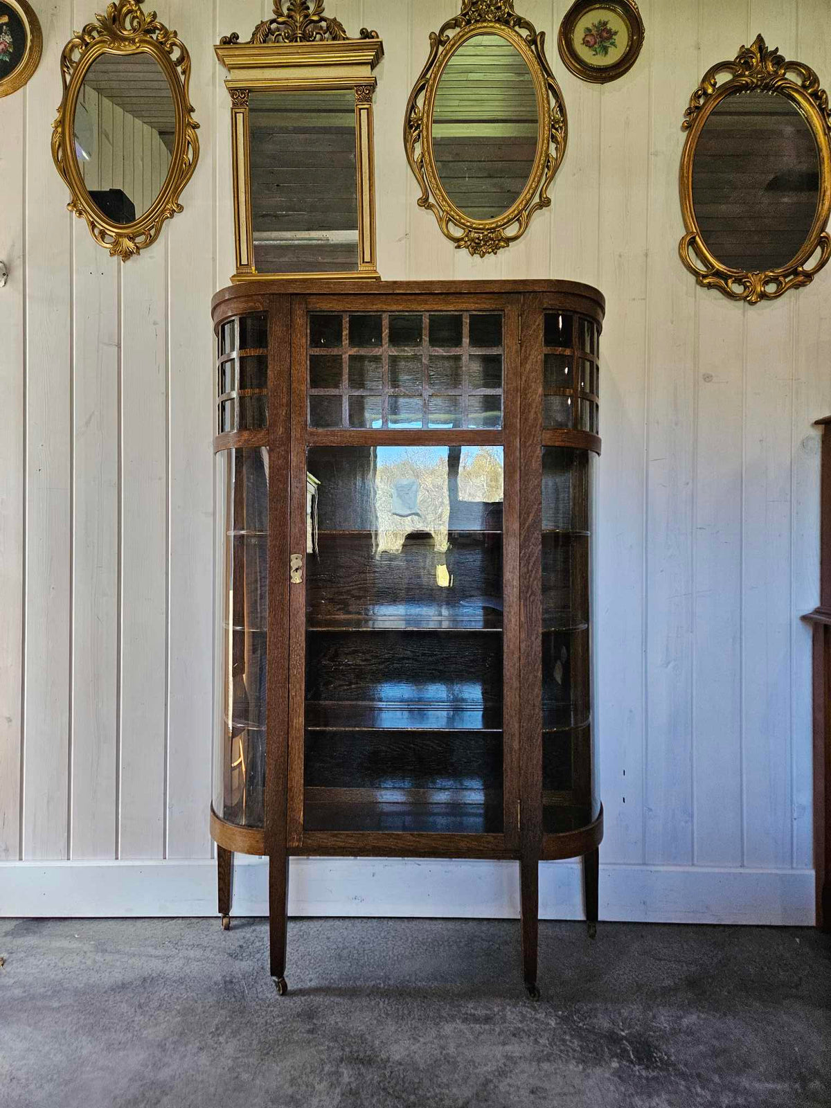 Curved China Cabinet