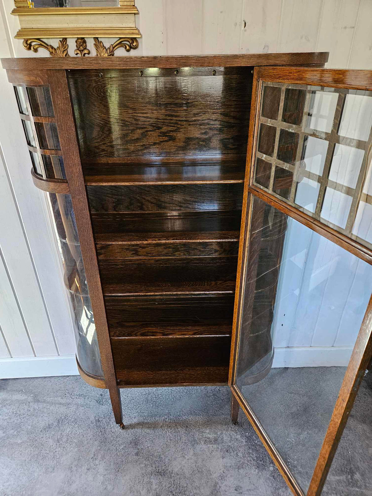 Curved China Cabinet